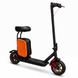 Електросамокат Flash Ride 600W 15000mAh (до 30 км, 10") Чорний з сидінням &mdash; складний дорослий электросамокат EK242-0413 фото 4