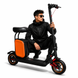 Електросамокат Flash Ride 600W 15000mAh (до 30 км, 10") Чорний з сидінням &mdash; складний дорослий электросамокат EK242-0413 фото 1