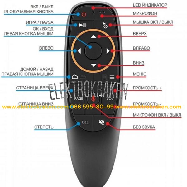 Пульт с голосовым набором Air Mouse G10S  018882 фото