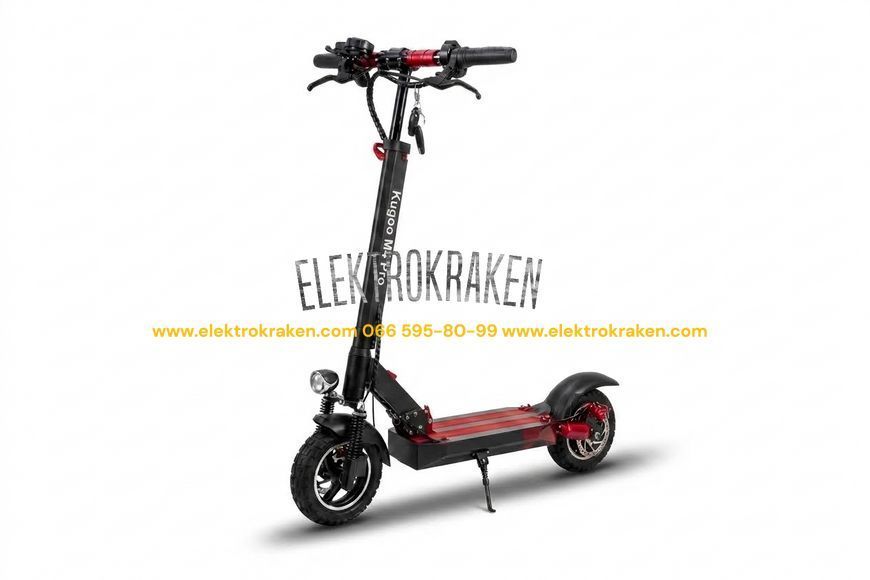 Електросамокат Kugoo M4 Pro (1000W, 48V, 18Ah) з сидінням - Чорний EK380-00411 фото