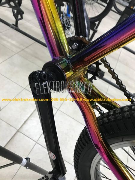 Велосипед трюковий RAINBOW BMX 20" райдужний (Трюковий велосипед Кроссер) 123411 фото