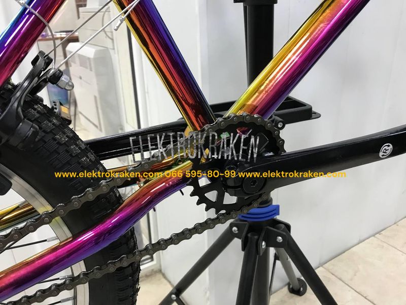 Велосипед трюковий RAINBOW BMX 20" райдужний (Трюковий велосипед Кроссер) 123411 фото