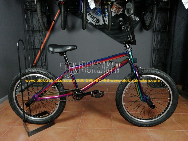 Велосипед трюковий RAINBOW BMX 20" райдужний (Трюковий велосипед Кроссер) 123411 фото