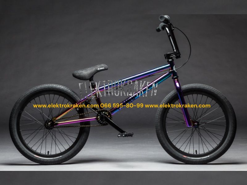 Велосипед трюковий RAINBOW BMX 20" райдужний (Трюковий велосипед Кроссер) 123411 фото