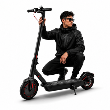 Електросамокат міський (450W, 15000 mAh, до 30 км) &mdash; Чорний EK205-0411 фото